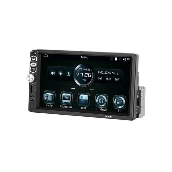 Podofo A3061 7" autonäyttö Bluetooth 5.1:llä, CarPlay- ja Android Auto -käyttöjärjestelmällä