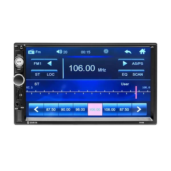 Podofo multimedialaite 7" kosketusnäytöllä autoon