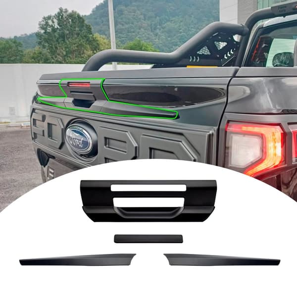 Ford Ranger 2023 XLT XLS XL, Forlygteafdækning, Baglygtafdækning,Brun