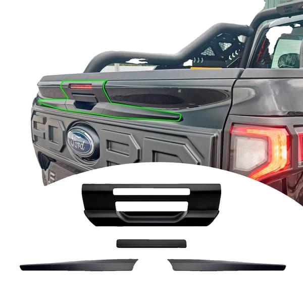 Ford Ranger 2023 XLT XLS XL, Forlygteafdækning, Baglygtafdækning,Brun