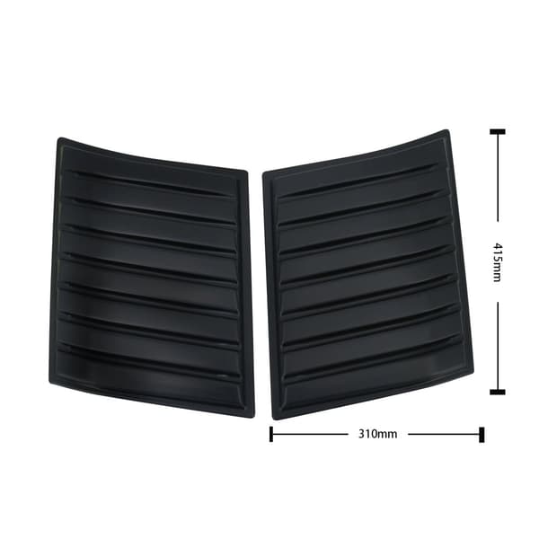Musta mattapintainen konepelti, helppo asennus, yhteensopiva Ford Ranger 2015-2022 kanssa,2015-2022