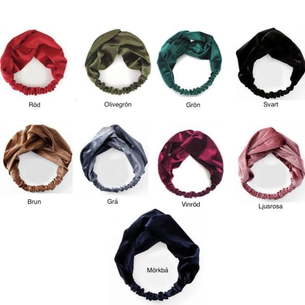 Hårbånd med twist, turban, hårbånd, Hårbånd