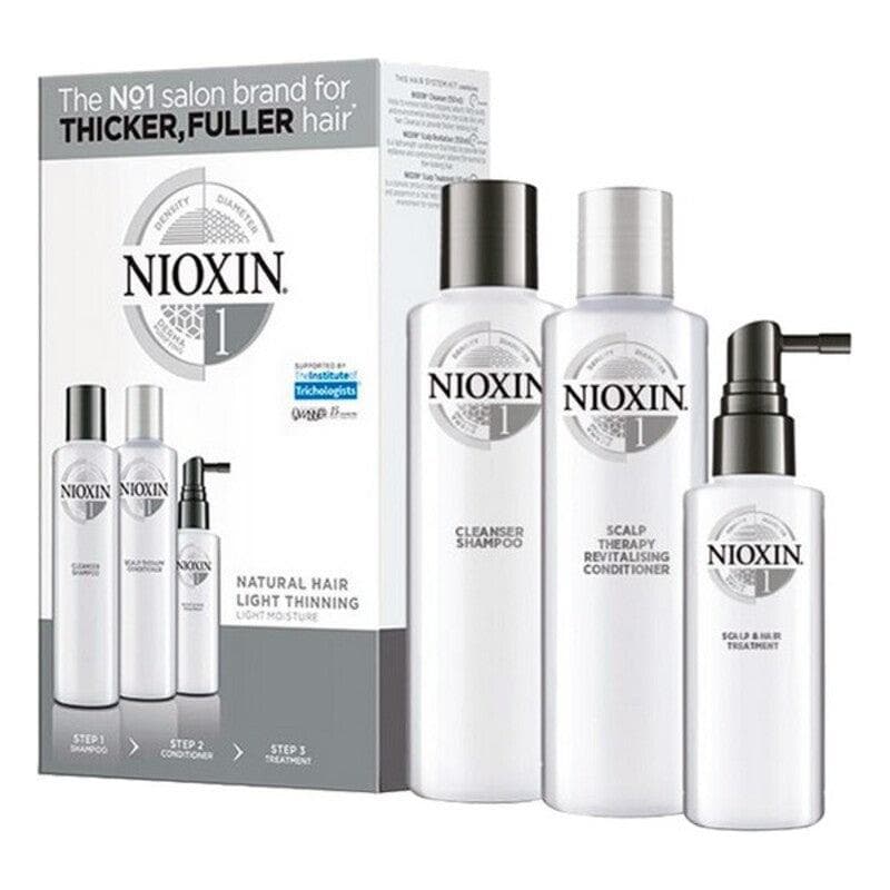 Unisex Hair Dressing Set System 1 Nioxin (3 pcs) Anti-fall Fine hair