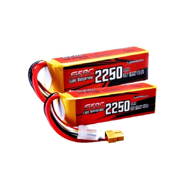 Lipo batteri, 11,1V, 2250mAh