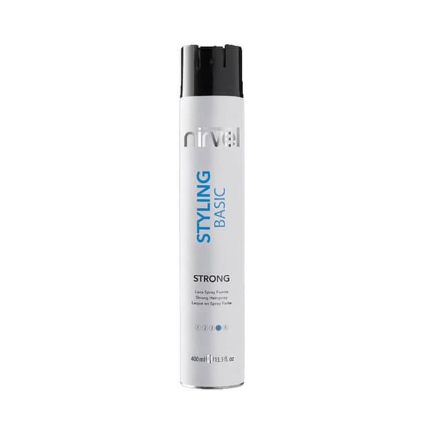 Voimakkaasti kiinnittävä hiusspray Styling Basic Nirvel (400 ml)