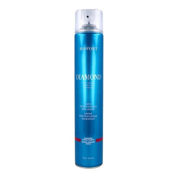 Ekstra fast hold hårspray Diamond Risfort Diamond Laca/Spray (750 ml)