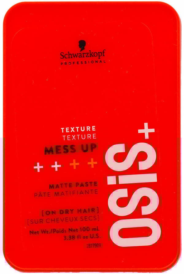 Hair Paste Schwarzkopf Osis+ Mess Up Medium hold Texturiser 100 ml