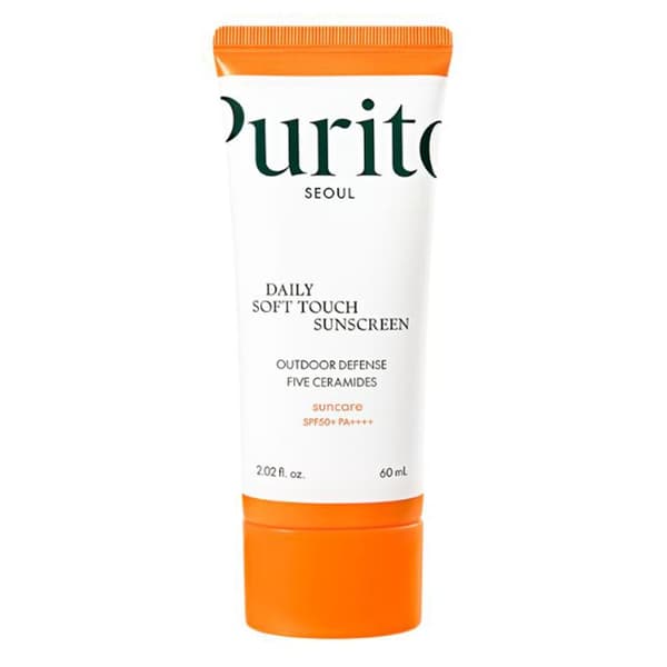 PURITO SEOUL - Daily Soft Touch aurinkovoide keramideilla - 60 ml - nopeasti imeytyvä aurinkovoide