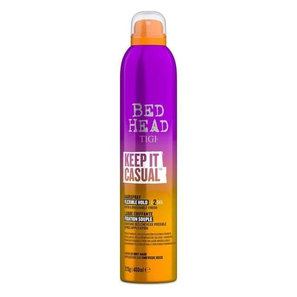 Sänghuvud från TIGI Keep It Casual Flexibelt Håll hårspray för allt hår, 400ml