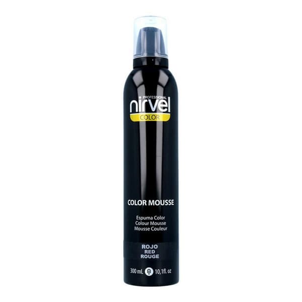 Skum til at give Volumen Color Mousse Nirvel 300 ml Rød (300 ml)