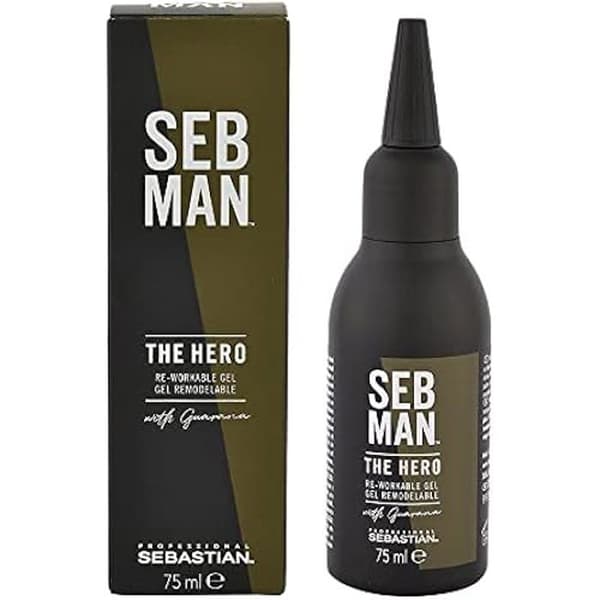 Remodelable Gel - SEBMAN - 75ml - För torrt hår - Rosdoft - Skulpteringsbehandling
