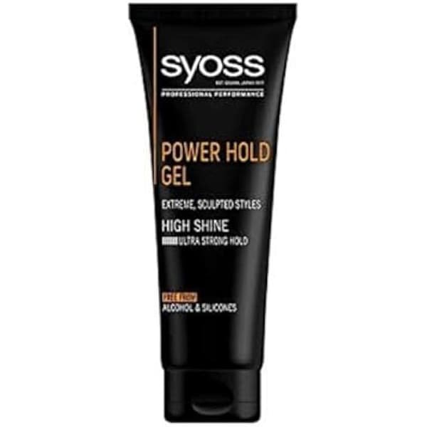 Stylinggel - SYOSS - Power Hold - 250 ml - Alkoholfri - För alla hårtyper