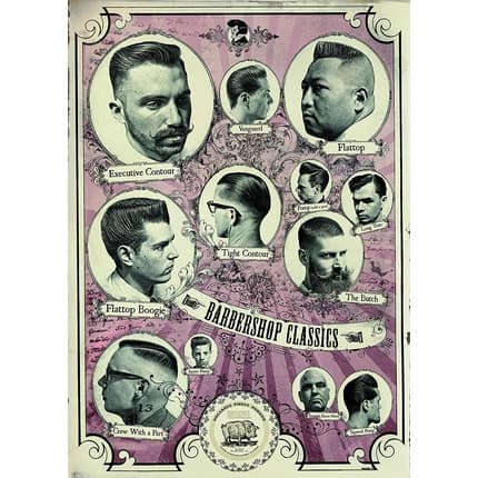 Reuzel Barbershop Classics Poster 20x28