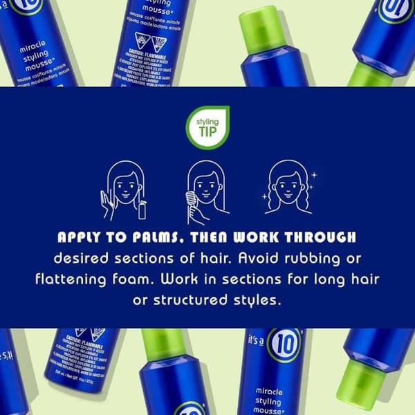 ITS A 10 MIRACLE STYLING MOUSSE 9 oz / 262 ml