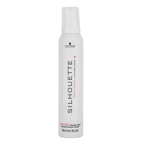 Håll Schwarzkopf SILHOUETTE Flexibel Mousse. Den ger elastisk skumvolym och hållbart stöd, men ändå flexibel och osynlig