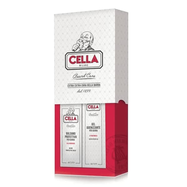 Cella Milano Beard Care Set med Skäggbalm och Sanitiser