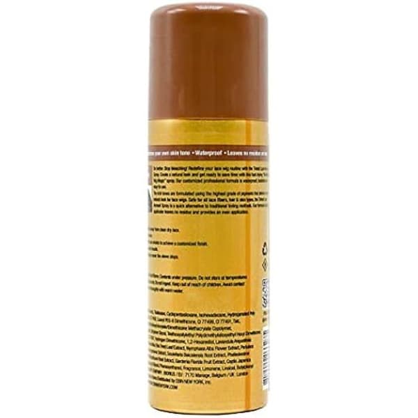 Spray färgat för spets - EBIN - Mörk brun medium - 80 ml - Vattentålig - Torkar snabbt