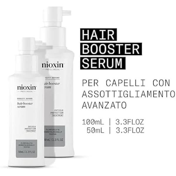 Nioxin Hair Booster Serum 100ml - avancerat återfuktande tunnande serum