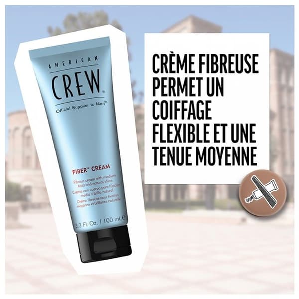 Gel för Fixering - American Crew - Fiber - 100 ml - Medium Fixering - Glänsande
