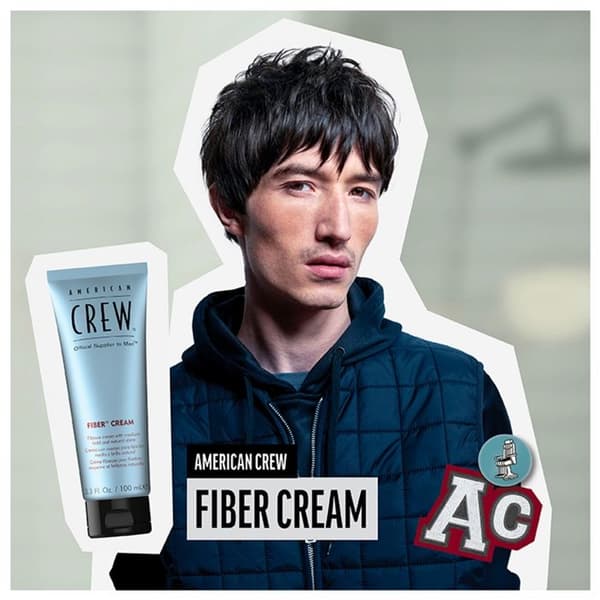 Gel för Fixering - American Crew - Fiber - 100 ml - Medium Fixering - Glänsande