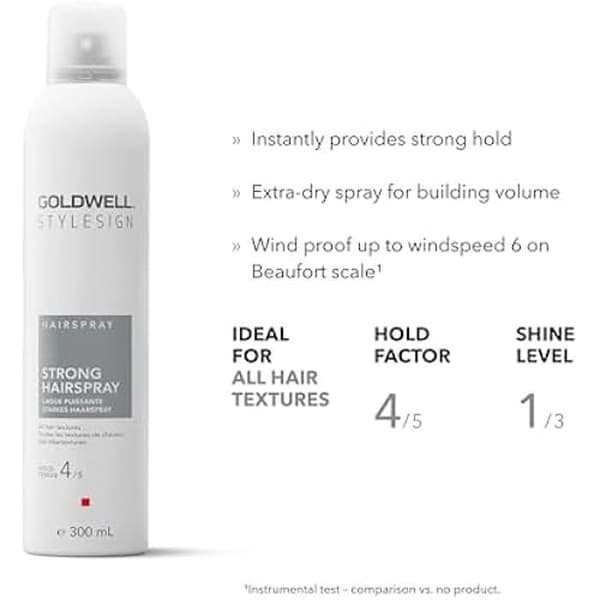Hårspray - GOLDWELL - StyleSign - Stark hållbarhet - 300 ml - Fuktighetsskydd