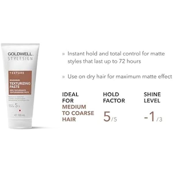 Texturerande pasta - GOLDWELL - StyleSign Roughman - 100ml - Ultra stark hållbarhet - Matt effekt