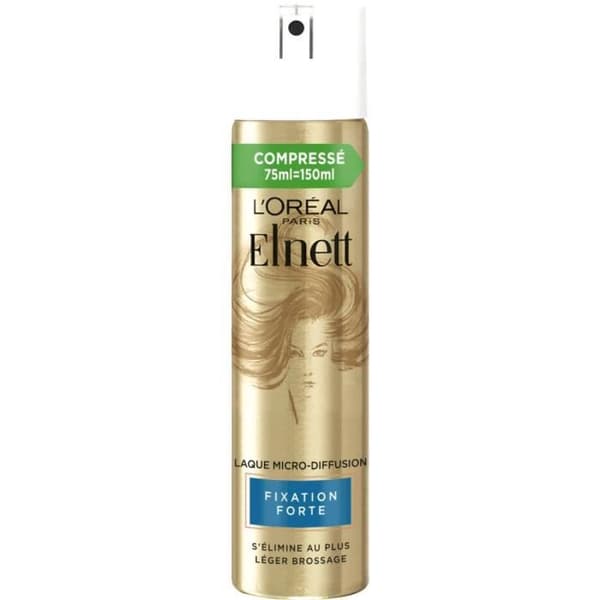 L'Oréal Paris - Laque Fixation Forte Elnett - Komprimerad Format -