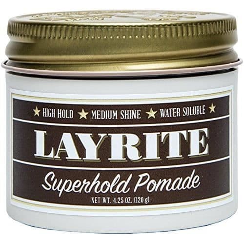Layrite Superhold Pomade (Högt Håll, Medium Glans, Vattenlöslig) 120g-4.25oz