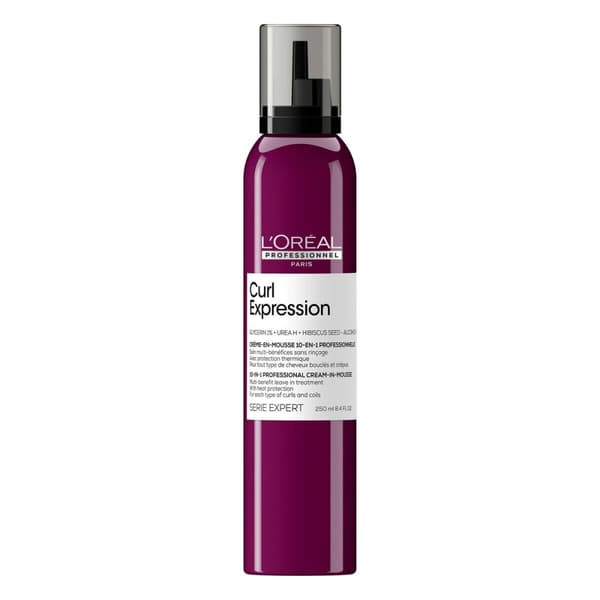 Återställande mousse L'Oreal Professionnel Paris Curl Expression Multifunktion Lockigt hår 10-i-1 (230 ml)