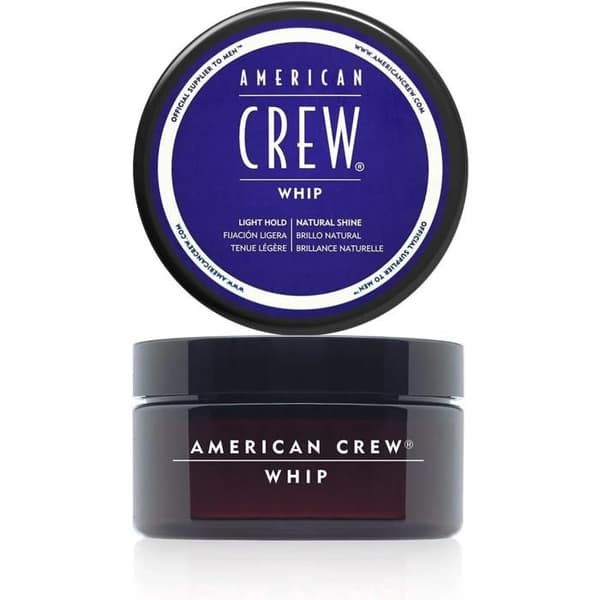 American Crew Whip Light Hold Natural Shine, Hårkräm med Lätt Håll och Naturlig Glans 85g