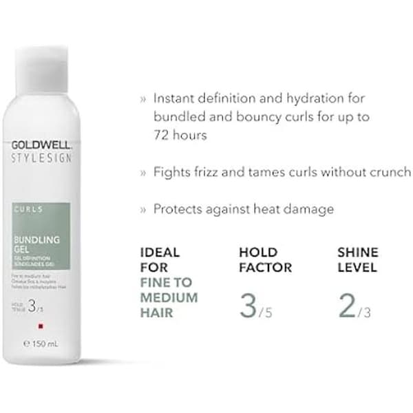 Stylinggel - GOLDWELL - STYLESIGN CURLS - 150 ml - Tunt hår - Vackra lockar