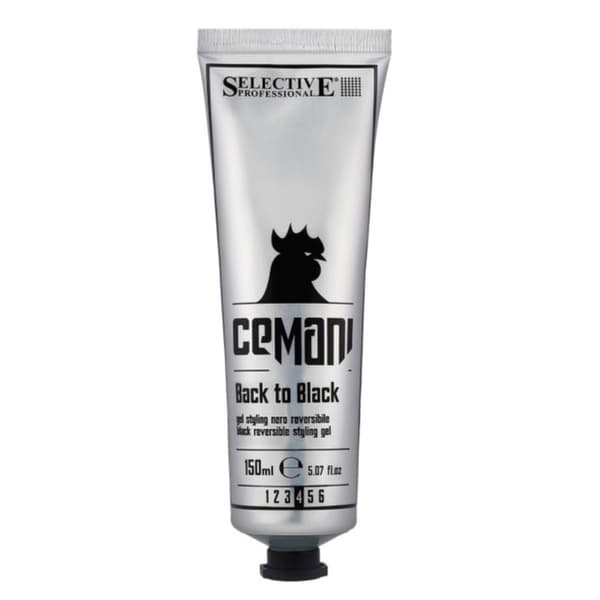SELECTIVE Harmaiden hiusten värjäysgeeli CEMANI - BACK TO BLACK - 150ml