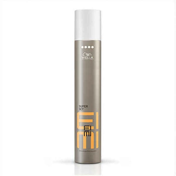 Erittäin voimakkaasti kiinnittävä hiuskiinne Eimi Super Set Wella (500 ml)