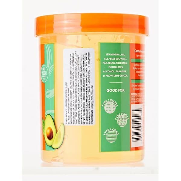 Styling Gel - CANTU - Återfuktande avokado - Skadat hår - Sulfatfritt - 300ml