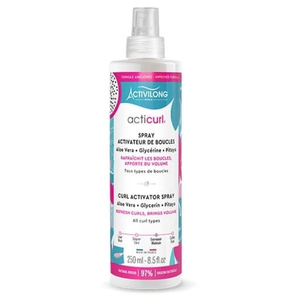 Spray för aktivering av lockar - ACTIVILONG - Acticurl Hydra - Pitaya - 250 ml - 97% naturligt ursprung
