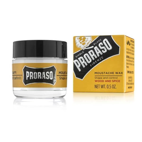 Wood & Spice mustaschvax, Proraso