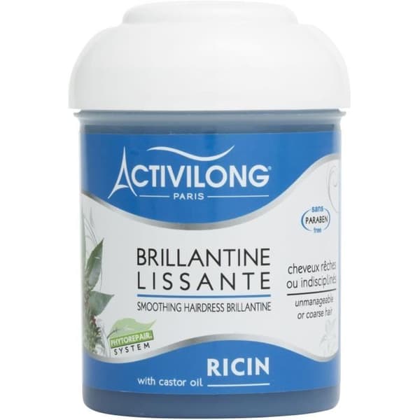 Utjämna Brillantine med ricinolja - ACTIVILONG - Lockigt/krusigt hår - 125 ml