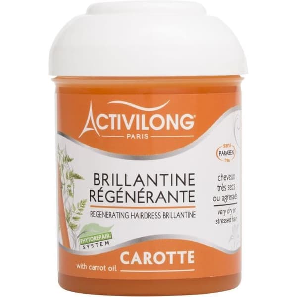 Regenererande Brillantine med morotsolja - ACTIVILONG - Vackra lockar - 125 ml
