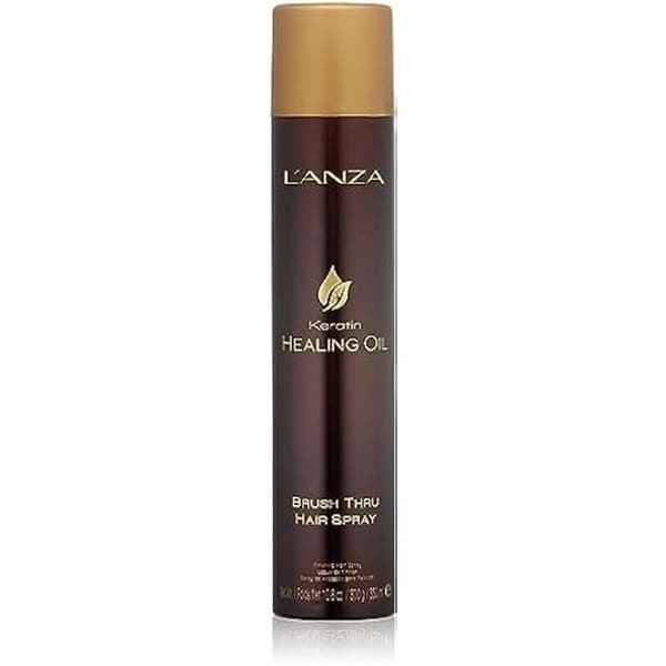 L'ANZA Keratin Healing Oil Brush Thru Hair Spray, 10,6 Fl Oz