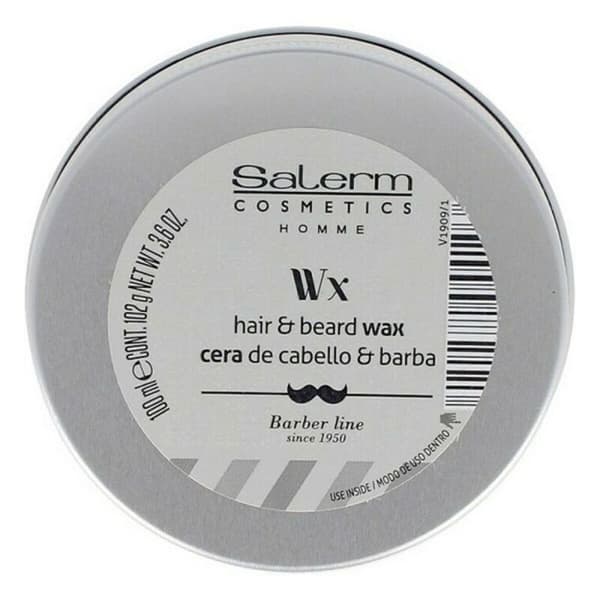 Salerm - 27644 - Vax för män och skägg 100 ML, ABS, Unik, One Size