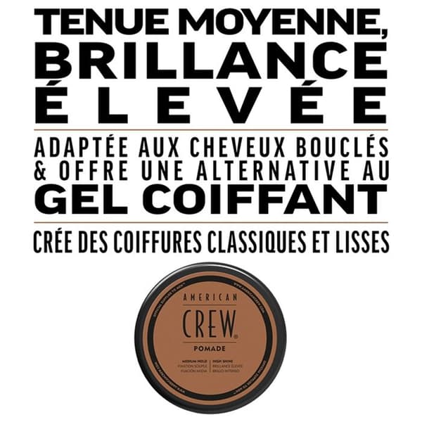 Styling wax - AMERICAN CREW - Pomada - 85g - Flesk håll - Hög glans