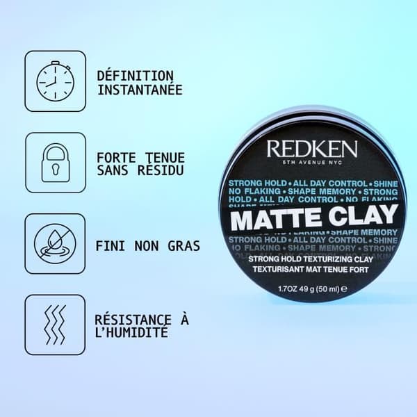 Stylingvax - Redken - Formande vax med lera - Intensiv matt finish - Maximal kontroll - Hypoallergenisk