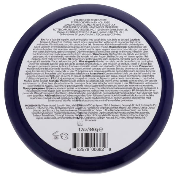 Fiberpomade fra Reuzel til m�nd - 355 ml pomade