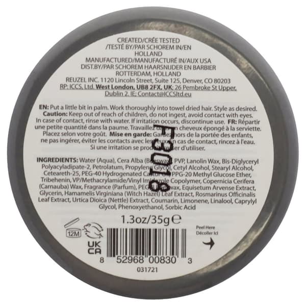 Extreme Hold Matte Pomade av Reuzel for man - 30 ml Pomade