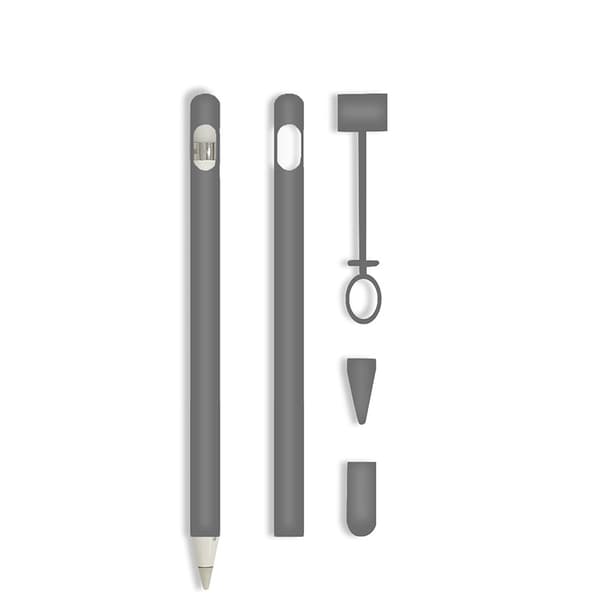INF 4-delt silikonbeskyttelsesveskesett for Apple Pencil