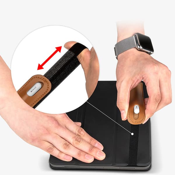 INF Apple Pencil-etui, PU-læder penneholder etui til iPad Pencil