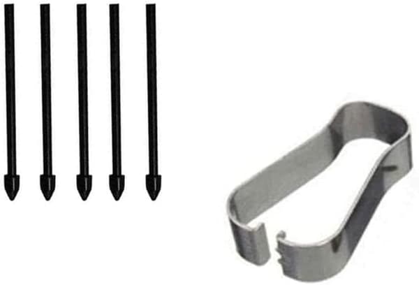 5st utbytestips Stylus Pen Nibs Delar för Samsung Galaxy Note10 Note10 Plus Note 20 Note 20 Ultra 5G Tab S6 S6 Lite S7 S7+ Plus (svart)