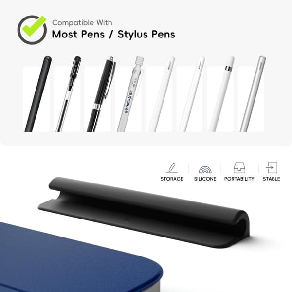 INF Silikonpennhållare för Apple Pencil (USB-C) Grå