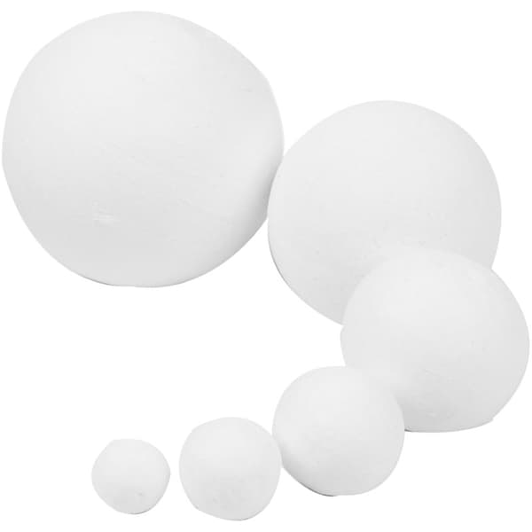 Flirtkulor - Vit - Vadd - 240 st - Dia. 12-50 mm