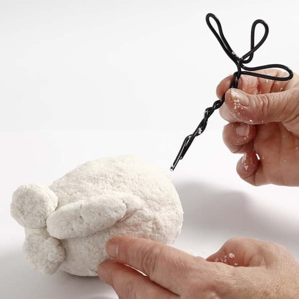 Frigolit Ägg - Höjd: 12 cm - 25 st